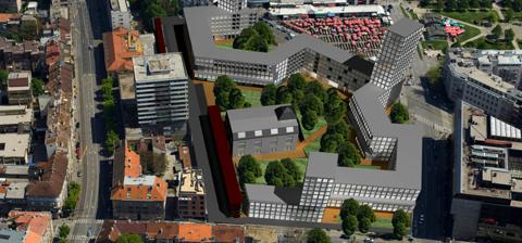 Competition for the urban-architectural concept design for the BADEL SITE redevelopment