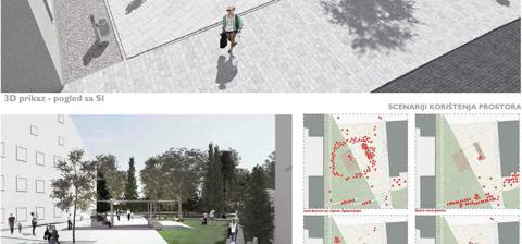 Natječaj za idejno rješenje prostora zapadno od palače Zakmardy u Habdelićevoj ulici u Varaždinu - 3. nagrada