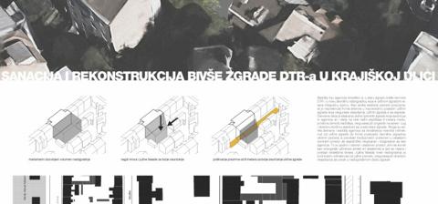 Natječaj za izradu rješenja rekonstrukcije i sanacije građevine bivše tvornice DTR-a - 3. nagrada