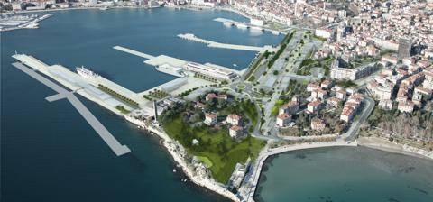 Gradska Luka - istočna obala u Splitu