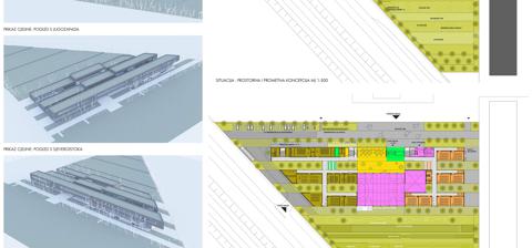 Projektni natječaj za izradu idejnog urbanističko- arhitektonskog rješenja OSNOVNE ŠKOLE PODBREŽJE - 2. nagrada